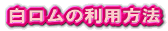 白ロムの利用方法
